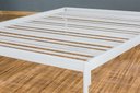 Ver imagem 4 de Cama de Ferro Estrado Solteiro Branco