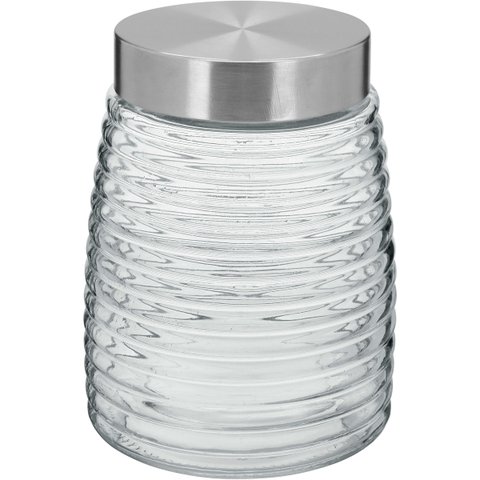 Pote Porta Mantimentos Home&co Vidro 1,2l 16x12x12cm Cozinha