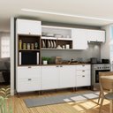 Ver imagem 7 de Cozinha Completa 6PÇS 7 Pts 4 Gav Iluminata Branco/Ebano