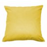 Kit 2 Almofadas Decorativas 40x40 Tecido Suede Amarelo - 2