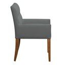 Ver imagem 7 de Kit 4 Cadeiras para Mesa de Jantar Angel Base Madeira Corano Cinza - Nexta Casa