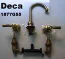 Ver imagem 2 de Misturador Lavatório Deca Belle Epoque Tiffany Ouro Velho Bica Alta - 1877G55