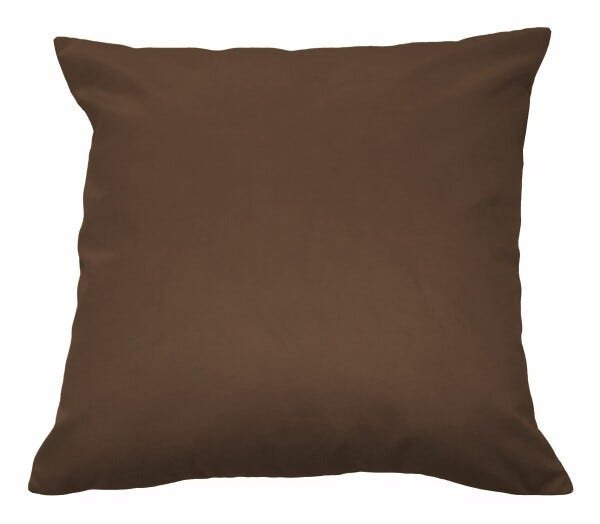 Almofada Decorativa 40x40 Tecido Suede Marrom - 1