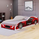 Ver imagem 1 de Cama Juvenil Carro Gt em Mdf Reforçada:vermelho