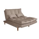Ver imagem 4 de Sofá Cama Vancouver Suede 3 Lugares Chocolate 377 Império Estofados