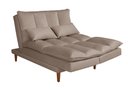 Ver imagem 4 de Sofá Cama Vancouver Suede 3 Lugares Chocolate 377 Império Estofados