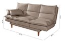 Ver imagem 7 de Sofá Cama Vancouver Suede 3 Lugares Chocolate 377 Império Estofados