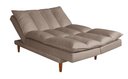 Ver imagem 5 de Sofá Cama Vancouver Suede 3 Lugares Chocolate 377 Império Estofados