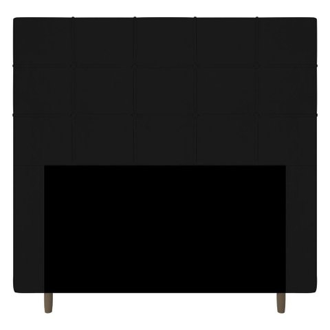 Cabeceira Cama Box Solteiro Leiria 90cm Corano Preto