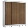 Guarda-Roupa Casal com Pés 3 Portas de Correr Reno Madesa - 3