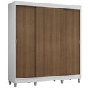 Ver imagem 3 de Guarda-Roupa Casal com Pés 3 Portas de Correr Reno Madesa