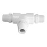 Adaptador Conector Te para Torneira Monocomando em Abs 1-2 - 3