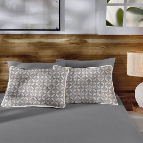 Jogo de Cama King Size 100% Algodão Estampado 3pçs Surriento Premium Pent