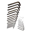 Ver imagem 2 de Jogo de Chaves L Allen Hexagonais Curta 0,7 À 10mm e 1/16 À 3/8" 25 Peças - Gedore 012108