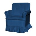 Ver imagem 1 de Poltrona Para Quarto Amamentação Com Balanço Suede Estopar Laura Suede Azul Marinho