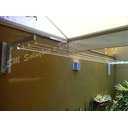 Ver imagem 1 de Varal Dobravel Parede /Muro até 6M - Ideal para Area Externa