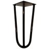 Kit 02 Pés de Ferro Aço Hairpin Legs 15 Cm Preto A01 Sofá Móveis Mesa - Inoviza - 6