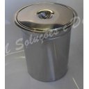 Ver imagem 2 de Kit Lixeira Embutir 5 lts Escorredor, Dosador E Porta Esponja Em Inox 304