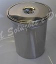 Ver imagem 2 de Kit Lixeira Embutir 5 lts Escorredor, Dosador E Porta Esponja Em Inox 304
