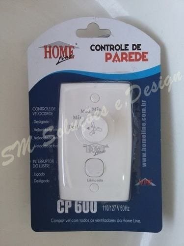 Controle de Parede para Ventilador com Cordinha Home Line 110V Cp600 - 1