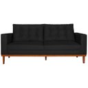 Ver imagem 3 de Sofá 2 Lugares Dubai Suede - Doce Sonho Móveis Sofá 2 Lugares Sofás Preto