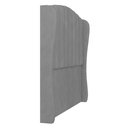 Ver imagem 7 de Cabeceira Casal King Cama Box 195cm Glenda I02 Veludo Cinza - Mpozenato