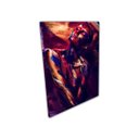Ver imagem 2 de Quadro 100x70cm Mulher Colorida Abstrato Canvas