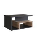 Ver imagem 1 de Mesa de Centro Emovell B92 Preto Montana MDP com Nicho e Tampo 25 mm