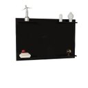 Ver imagem 2 de Painel de Tv Suspenso Moderno Mdf 4 Prateleiras Tvs até 43"