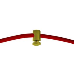 Kit Com 3 Desviador De Cabo Para Pendentes Lustre Dourado - 5 Kit Com 3 Desviador De Cabo Para Pendentes Lustre Dourado - 5