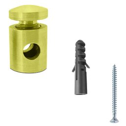 Kit Com 3 Desviador De Cabo Para Pendentes Lustre Dourado - 3 Kit Com 3 Desviador De Cabo Para Pendentes Lustre Dourado - 3