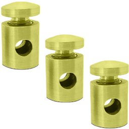 Kit Com 3 Desviador De Cabo Para Pendentes Lustre Dourado - 1 Kit Com 3 Desviador De Cabo Para Pendentes Lustre Dourado - 1