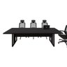 Mesa de Reunião 2,70m X 0,90m 2 Cx de Tomadas Pés Metal F5 - 5