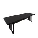 Ver imagem 3 de Mesa de Reunião 2,70m X 0,90m 2 Cx de Tomadas Pés Metal F5