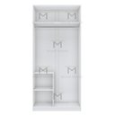 Ver imagem 3 de MODULO CLOSET CABIDEIRO E NICHOS A2,20 M299.B (CLOSET LOJA) MUNDI MOVEIS