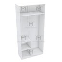 Ver imagem 4 de MODULO CLOSET CABIDEIRO E NICHOS A2,20 M299.B (CLOSET LOJA) MUNDI MOVEIS