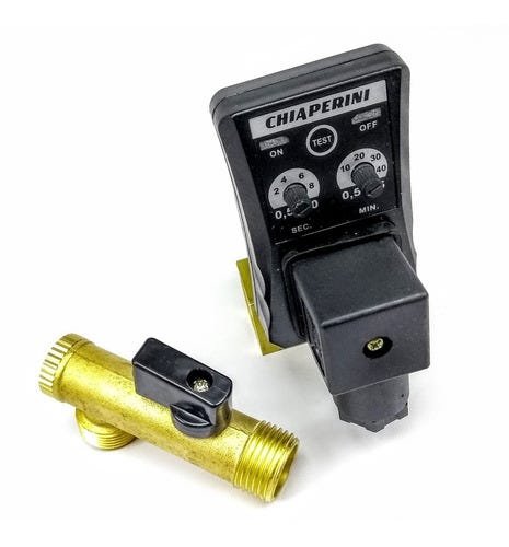 Purgador Eletrônico Dreno Automático + Filtro Y - 1/2 - 220v - 7