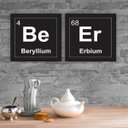 Ver imagem 2 de Placas em Acrílico Escrito Cerveja em Forma de Tabela Periódica com 2 Unidades