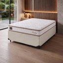 Ver imagem 2 de Cama Box Casal Molas Ensacadas Bourbon 138x188x58cm Hellen