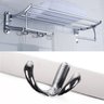 Porta Toalha Luxo Cromado Retratil Pendurar Toalheiro Banheiro Hotel Casa - 2