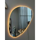 Ver imagem 1 de Espelho Orgânico Grande Decorativo 95x67cm Moderno