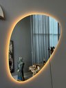 Ver imagem 1 de Espelho Orgânico Grande Decorativo 95x67cm Moderno