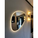 Ver imagem 5 de Espelho Orgânico Grande Decorativo 95x67cm Moderno