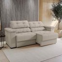 Ver imagem 1 de Sofá Cama Kappesberg Stelo Veludo Bege 230cm
