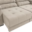 Ver imagem 4 de Sofá Cama Kappesberg Stelo Veludo Bege 230cm