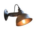Ver imagem 5 de Arandela Parede Retrô Chapéu E27 20cm Direcional Preto Bivolt