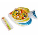 Ver imagem 4 de Jogo de Pesca com Base Giratória 15 Peixinhos e 3 Varas de Pesca Brinquedo Infantil Fenix Colorido