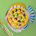 Ver imagem 2 de Jogo de Pesca com Base Giratória 15 Peixinhos e 3 Varas de Pesca Brinquedo Infantil Fenix Colorido