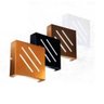 KIT 10 ARANDELAS SLIM 2 FACHOS FRISADA BRANCA LUMINÁRIA EXTERNA ALUMINIO AL22347 - 3
