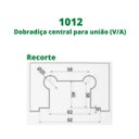 Ver imagem 4 de 1012 - Dobradiça Central para União Vidro Alvenaria para Porta Blindex - Branco